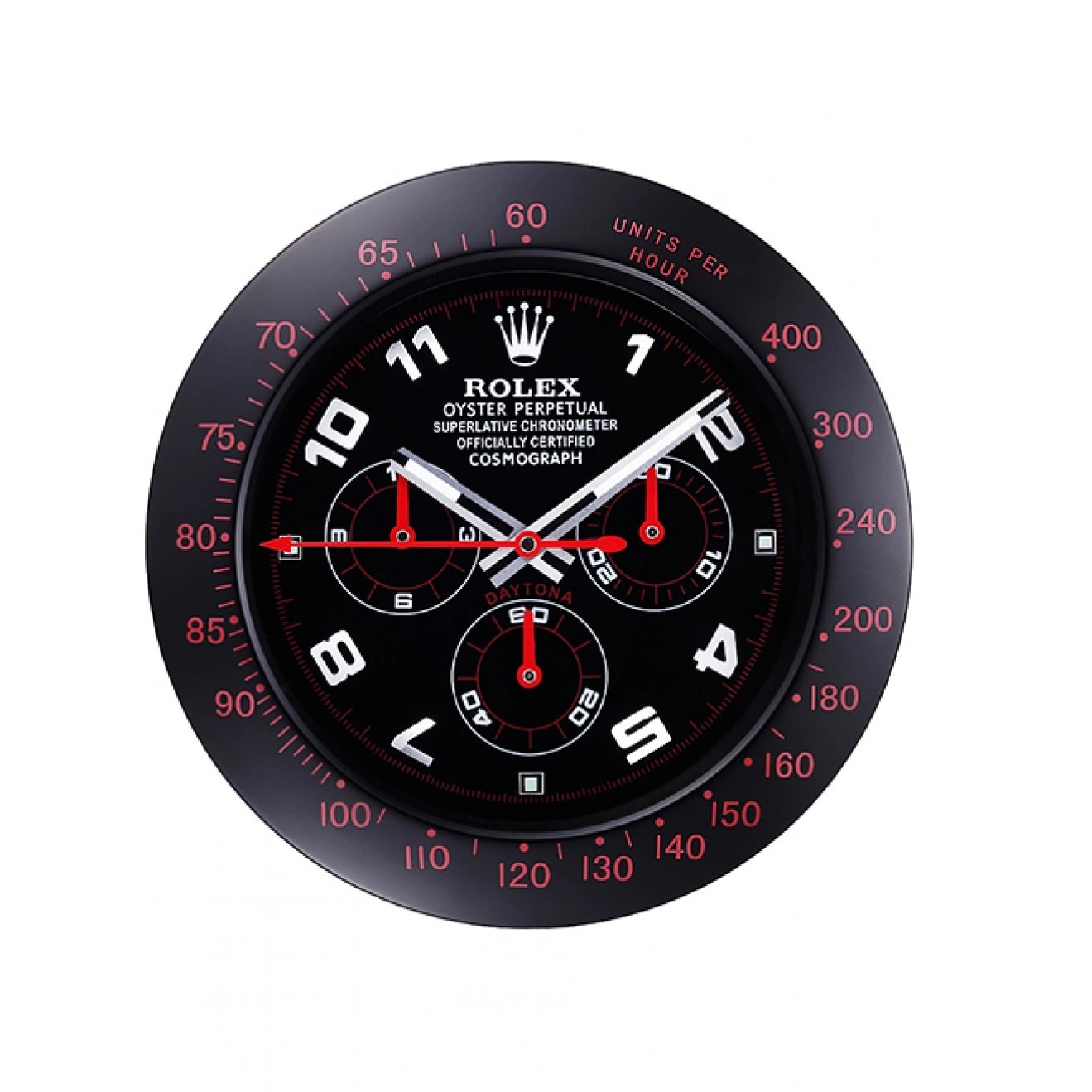 Aaa replica watch Clock Daytona Rolex Wall Cosmograph 621908 Black-Red 0717